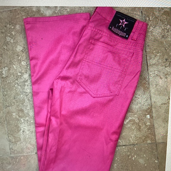 Bubblegum Pants & Jumpsuits Vintage Bubble Gum Hot Pink Pants With